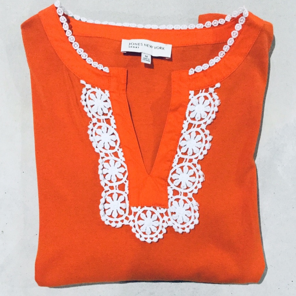 JONES NEW YORK SPORT ••• Boho Cotton Tunic